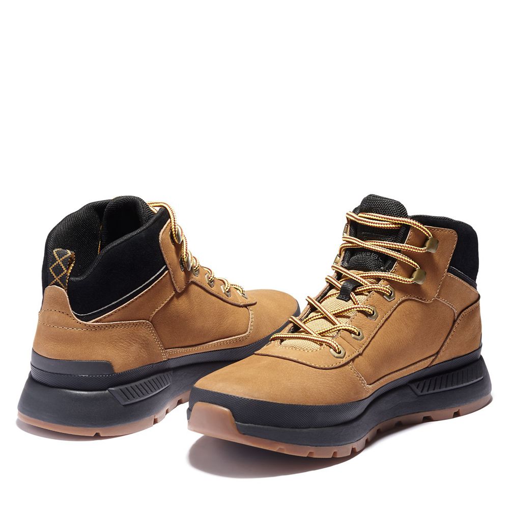 Tênis Masculino - Timberland Field Trekker Mid Boots - ULHOE6914 - Marrom/Pretas